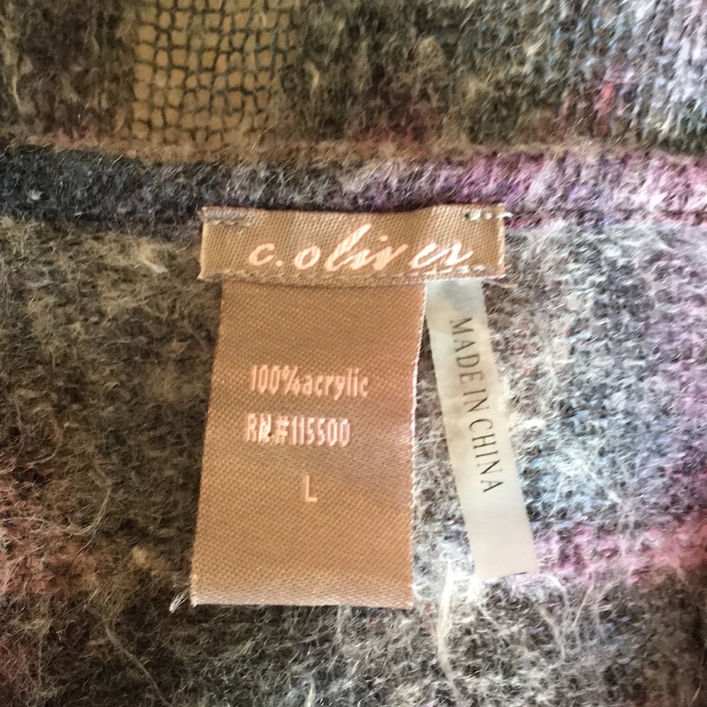 C. Oliver Ruffle Cardigan Sweater - Picture 10 of 11